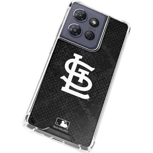 MLB St Louis Cardinals Dark Wash Moto G Play 5G (2025) Clear Case